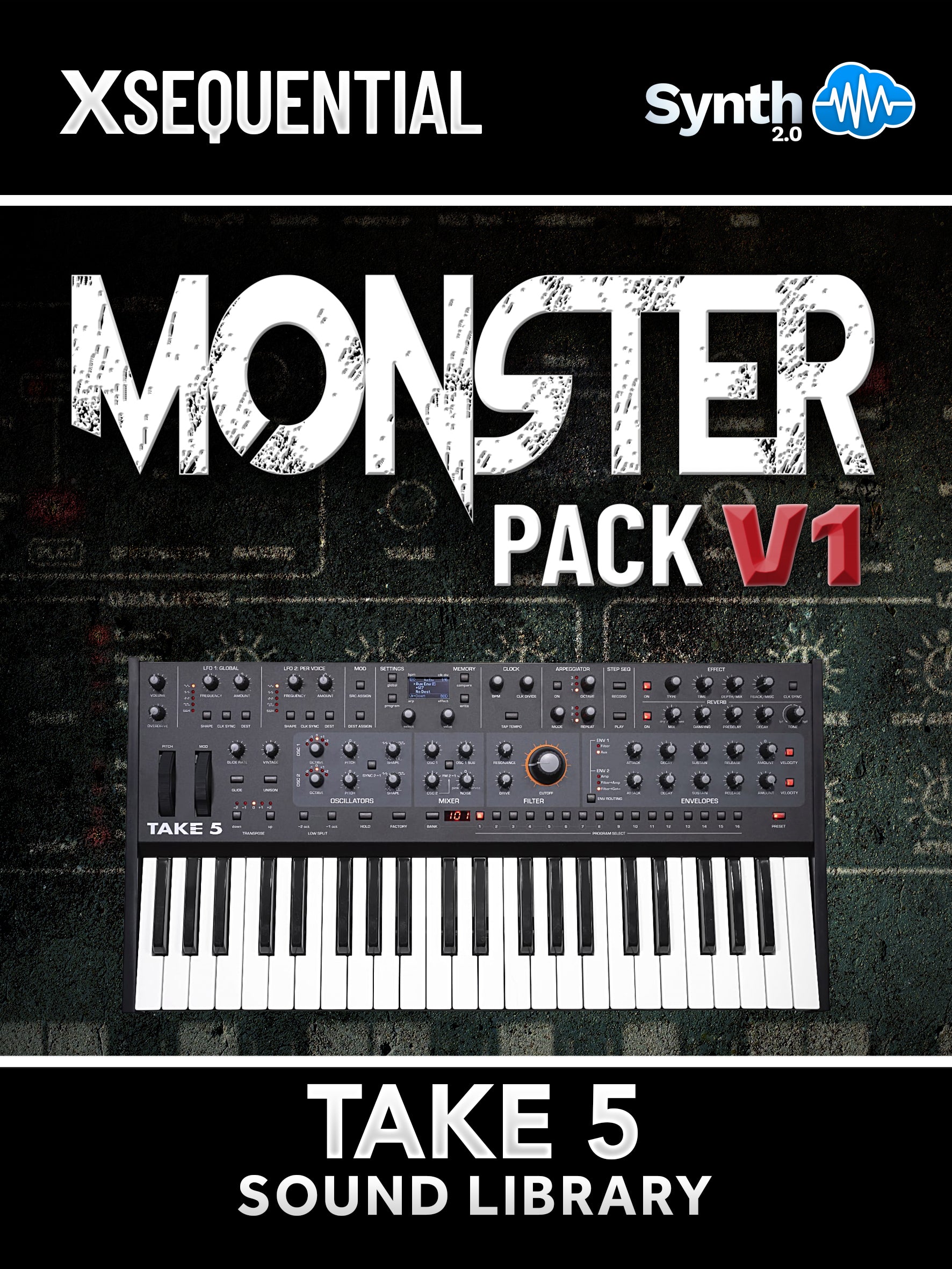 SCL374 - Monster Pack V1 - Sequential Take 5 ( 140 presets )