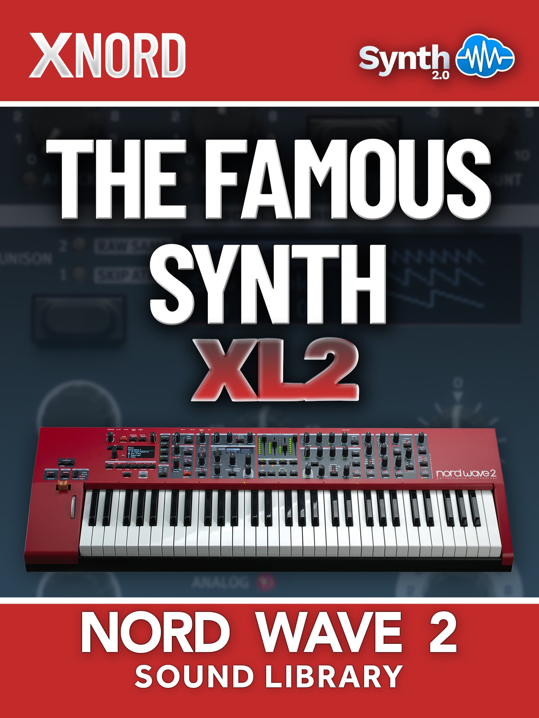 SLL025 - ( Bundle ) - The Famous Synth XL + The Famous Synth XL V2 - Nord Wave 2