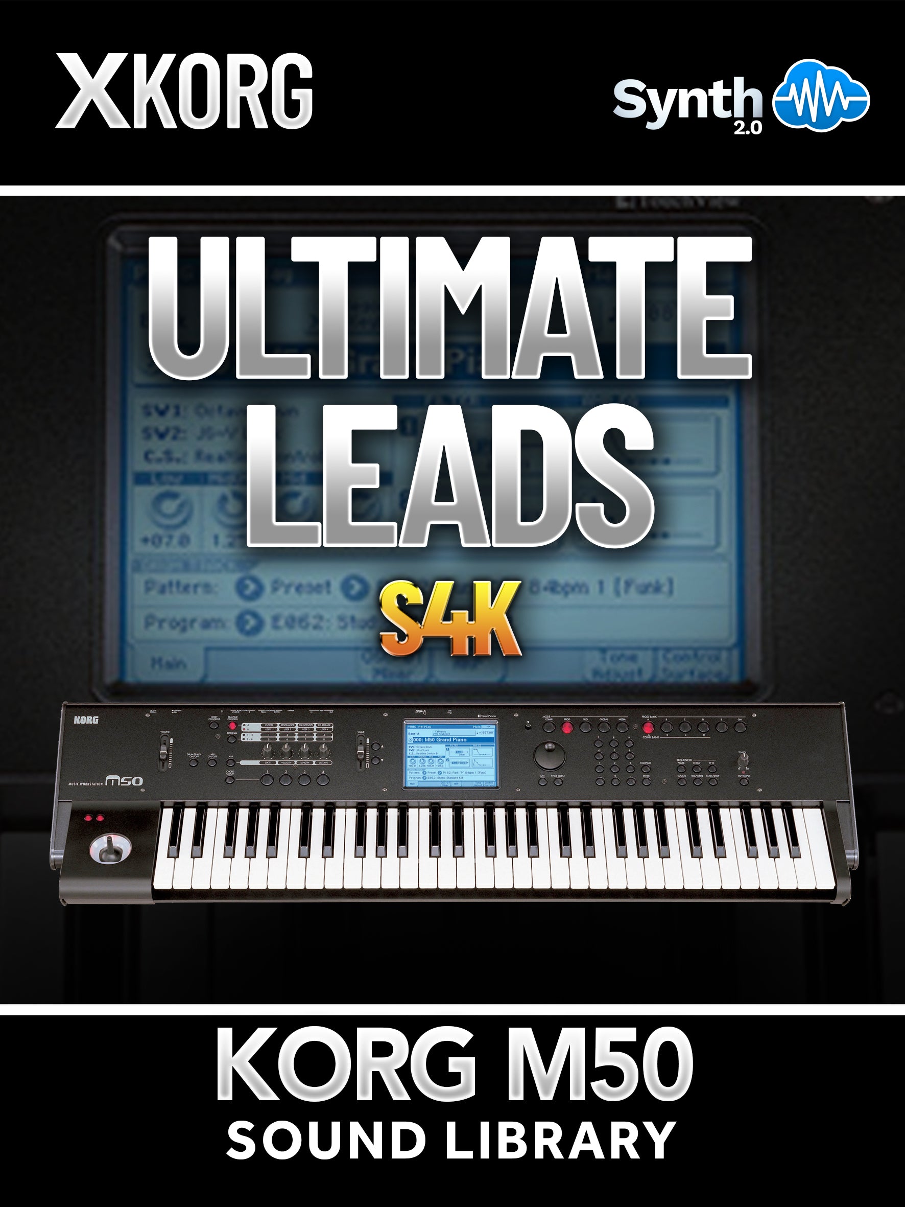 S4K102 - Ultimate Leads S4K - Korg M50 ( over 64 presets )