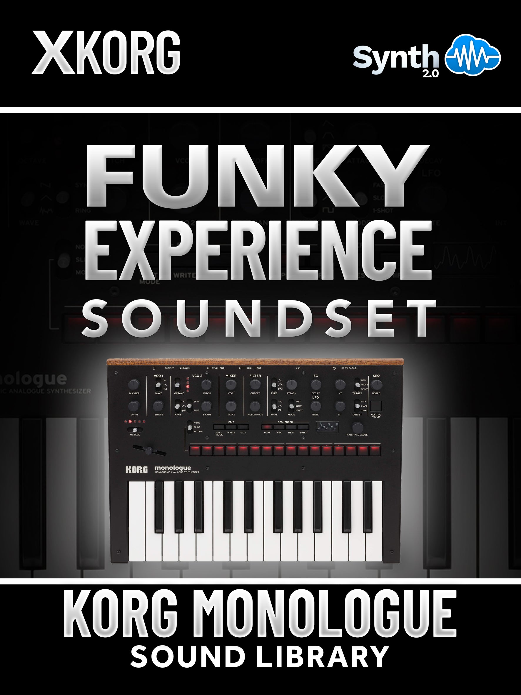 APL009 - Funky Experience Soundset - Korg Monologue ( 60 presets )