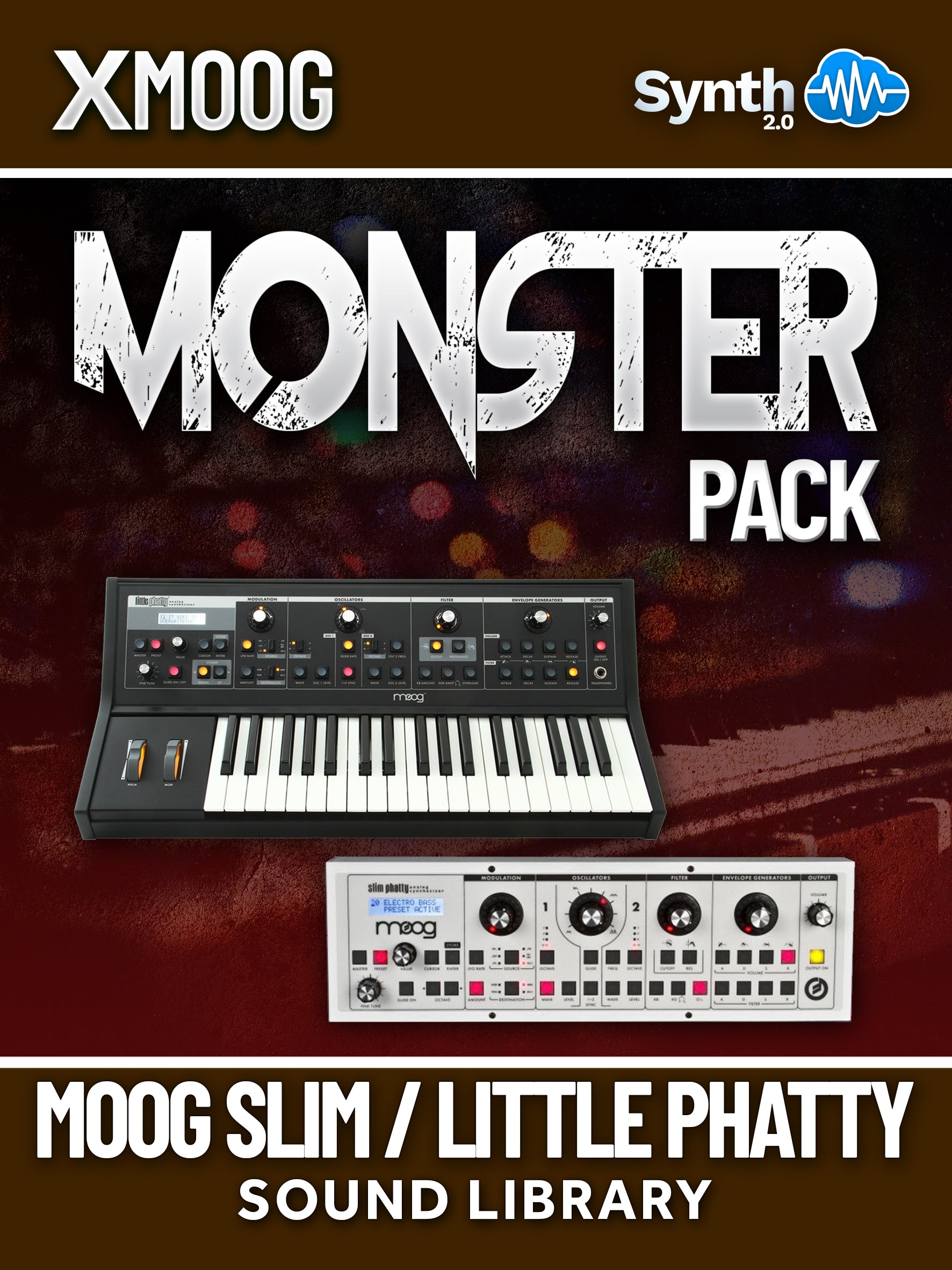 SCL046 - Monster Pack - Moog Slim / Little Phatty / Tribute Edition ( 64 presets )