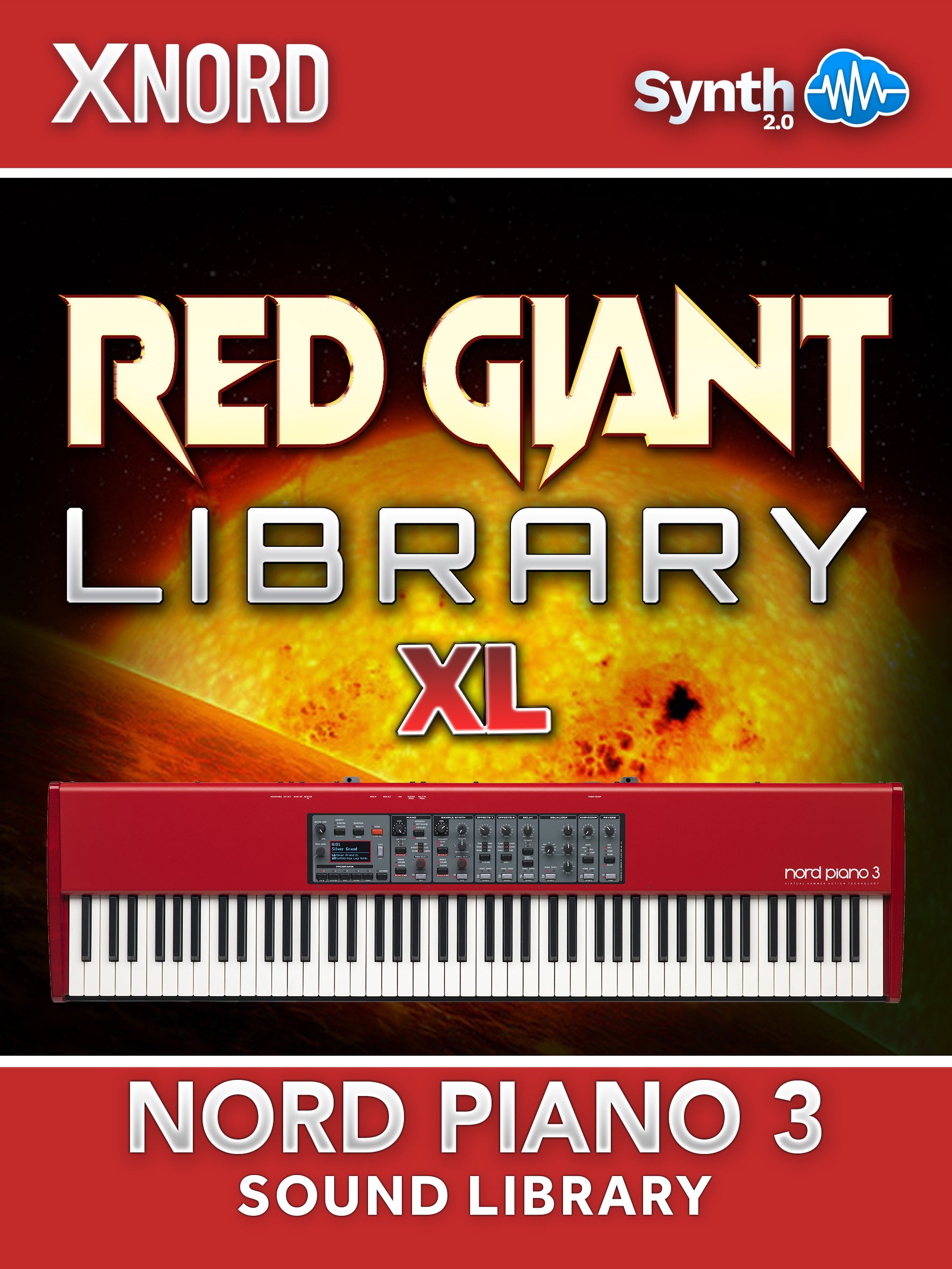 ASL005 - Red Giant XL / Bundle Pack Vol 1&2 - Nord Piano 3 ( 66 presets )