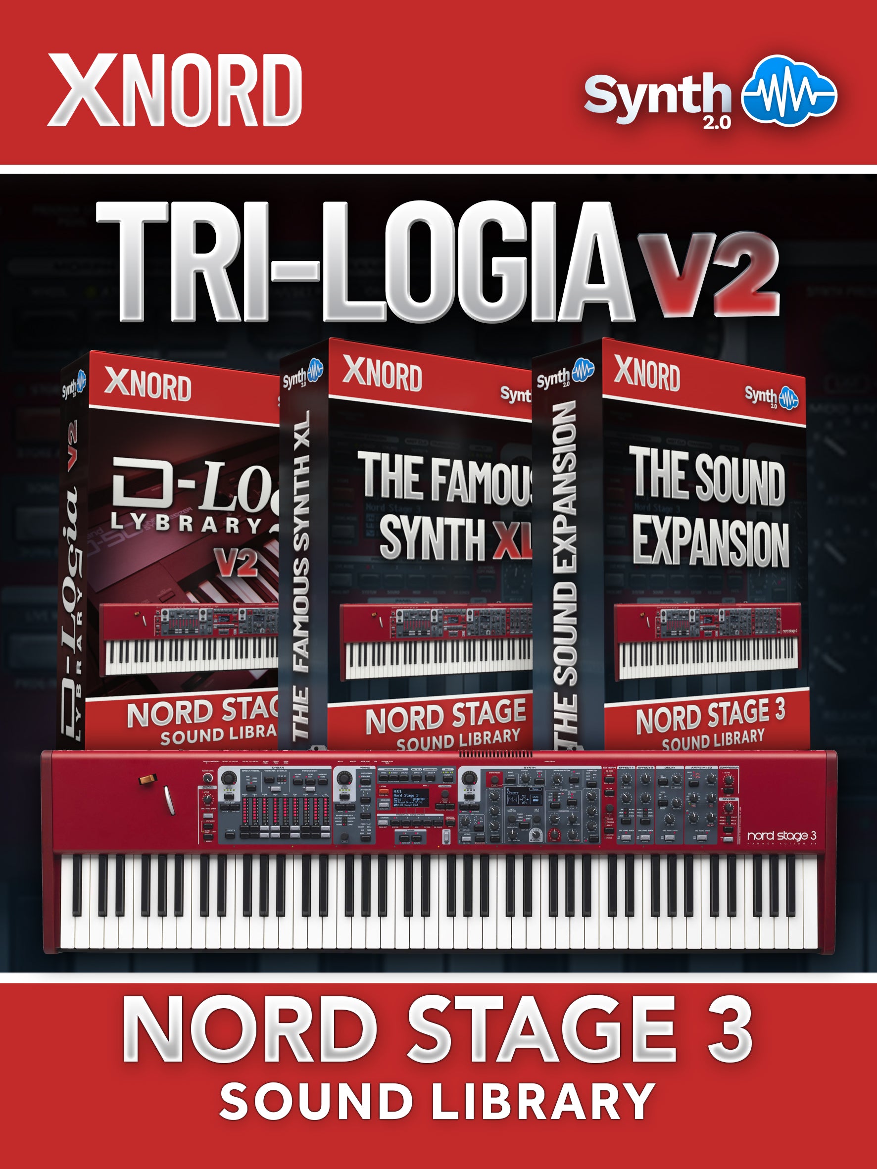 SLL021 - Tri-logia Library V2 - Nord Stage 3 ( 80 presets )