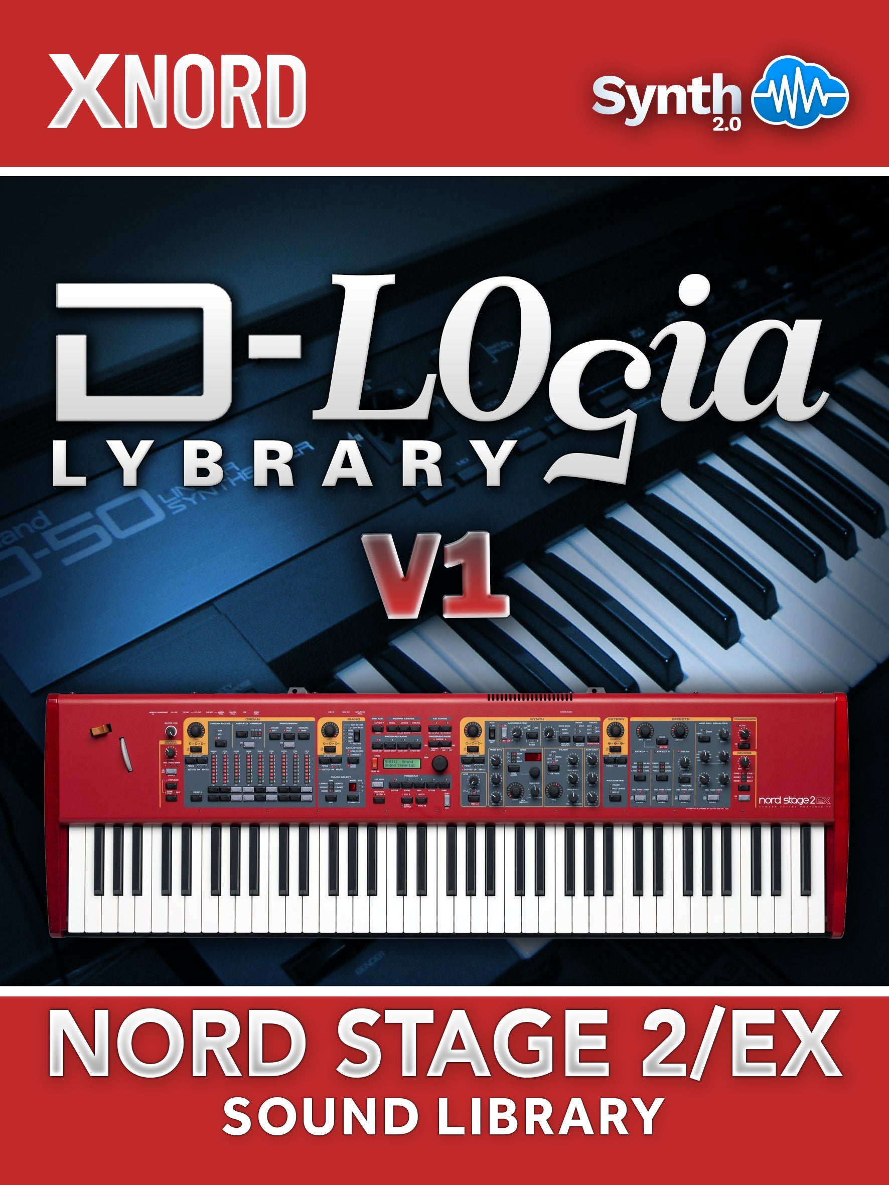 SLL011 - ( Bundle ) - D-logia Library V1 + The Future Library - Nord Stage 2 / 2 EX