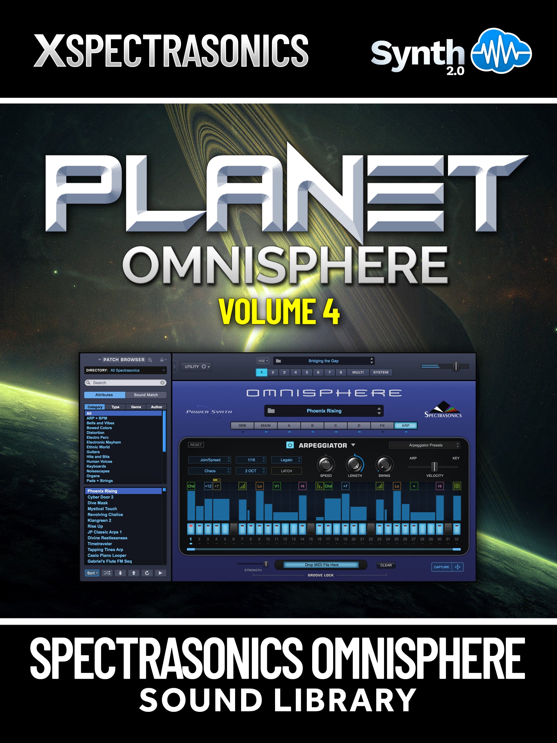 DVK011 - ( Bundle ) - Planet Omnisphere Vol.3 + Vol.4 - Spectrasonics Omnisphere