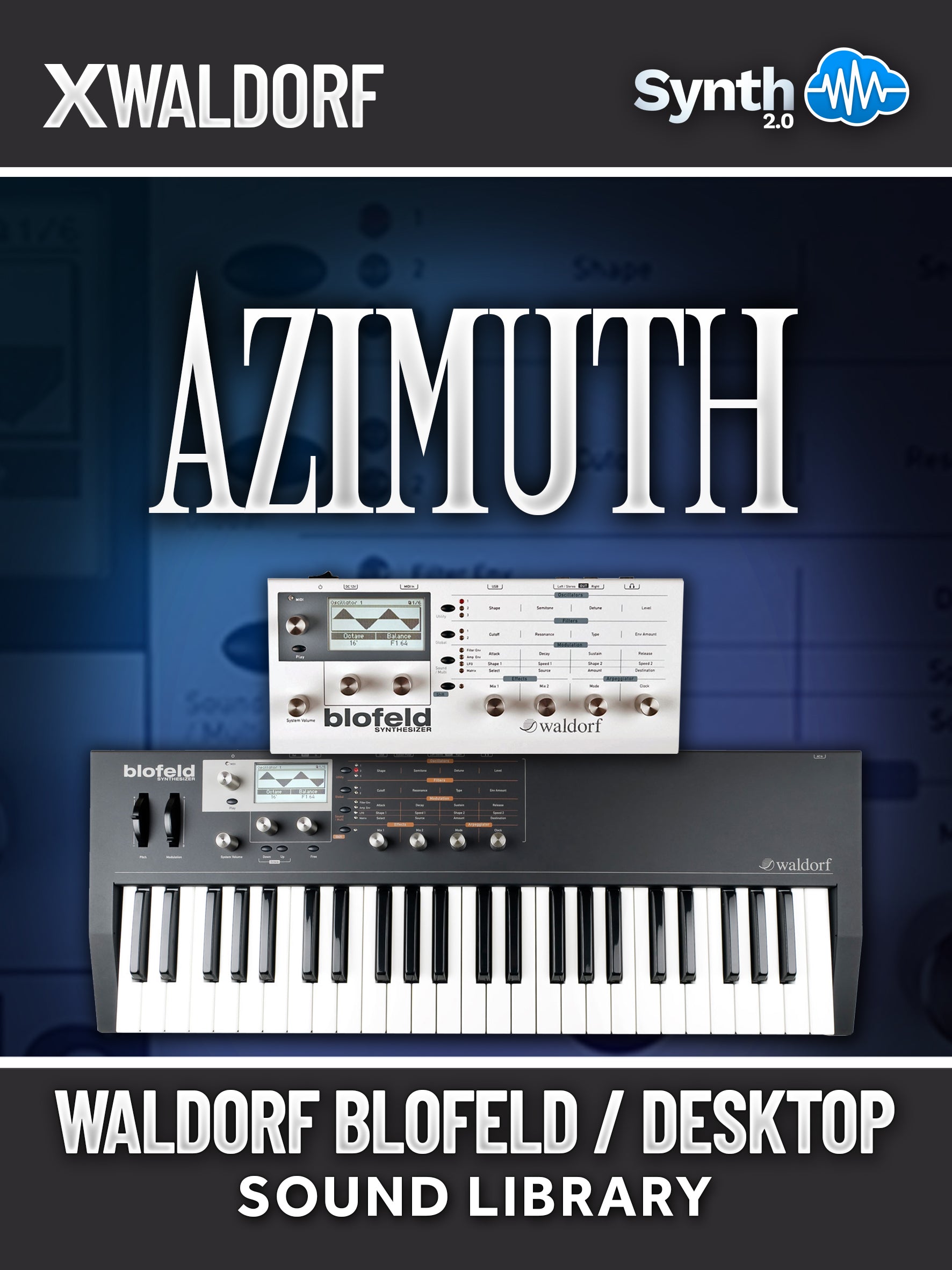 TPL013 - Azimuth - Waldorf Blofeld / Desktop ( License Sl Sample Option only ) ( 290 presets )