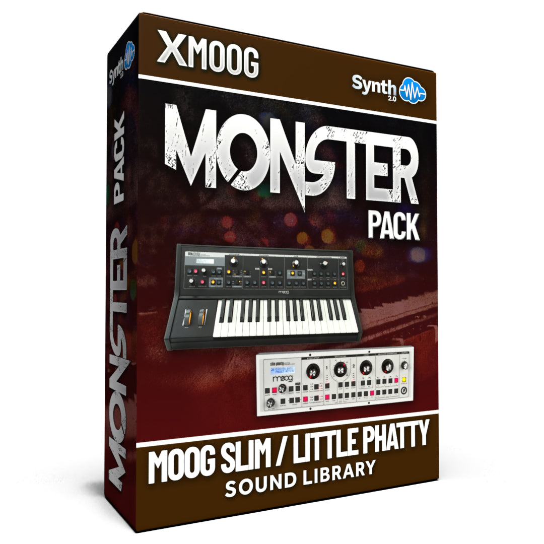 SCL046 - Monster Pack - Moog Slim / Little Phatty / Tribute Edition ( 64 presets )