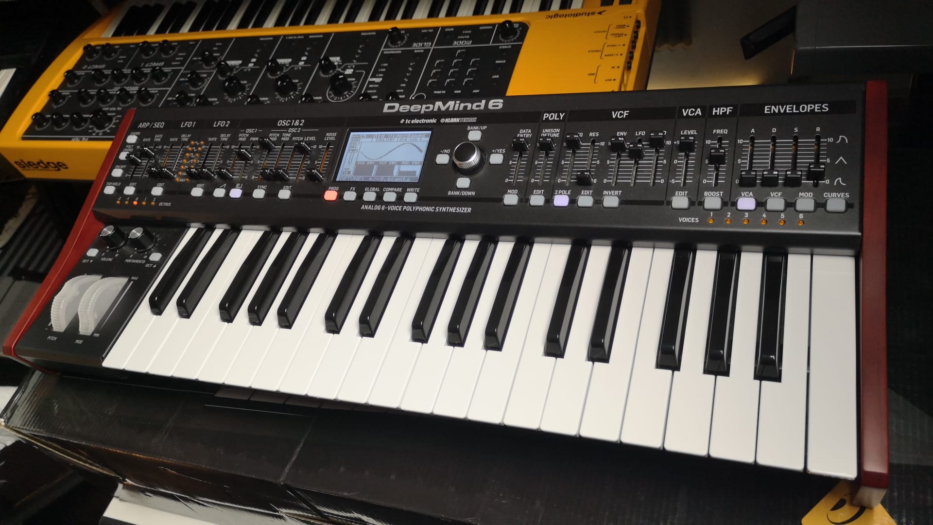 Behringer DeepMind 6 37-Key 6-Voice Polyphonic Analog Synth with Synthonia Libraries